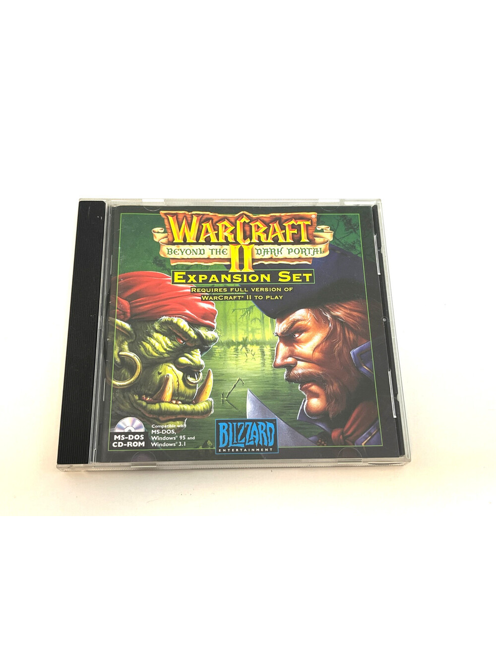 Warcraft II Beyond the Dark Portal Expansion PC CD Blizzard Entertainment